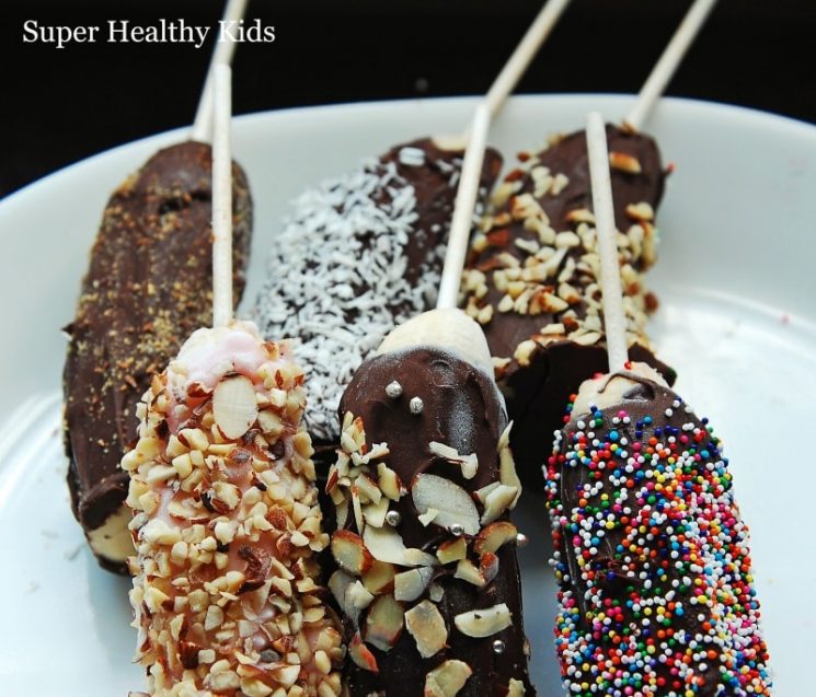 Frozen Chocolate Bananas. Fancy Frozen Treat!